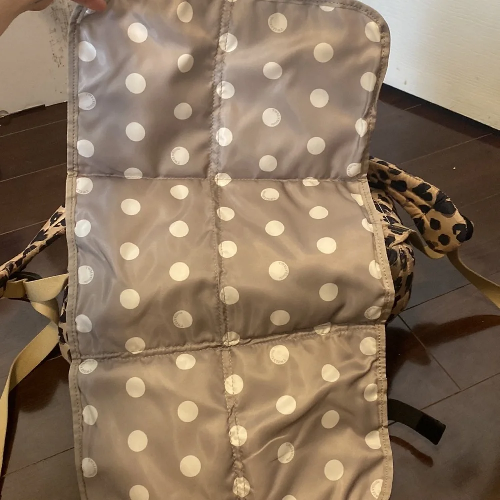 Twelvelittle companion diaper backpack in leopard print - Picture 9 of 10